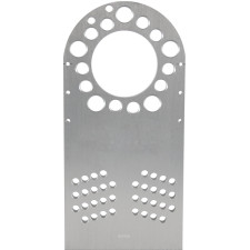Aluminium plaat voor stelwiel met gaten 5x114,3 5x120 en 5x130 centrale boring 88,9mm speciaal PORSCHE 991 CUP x4 - BG-R9206 - BGR9206 - 5060252096720