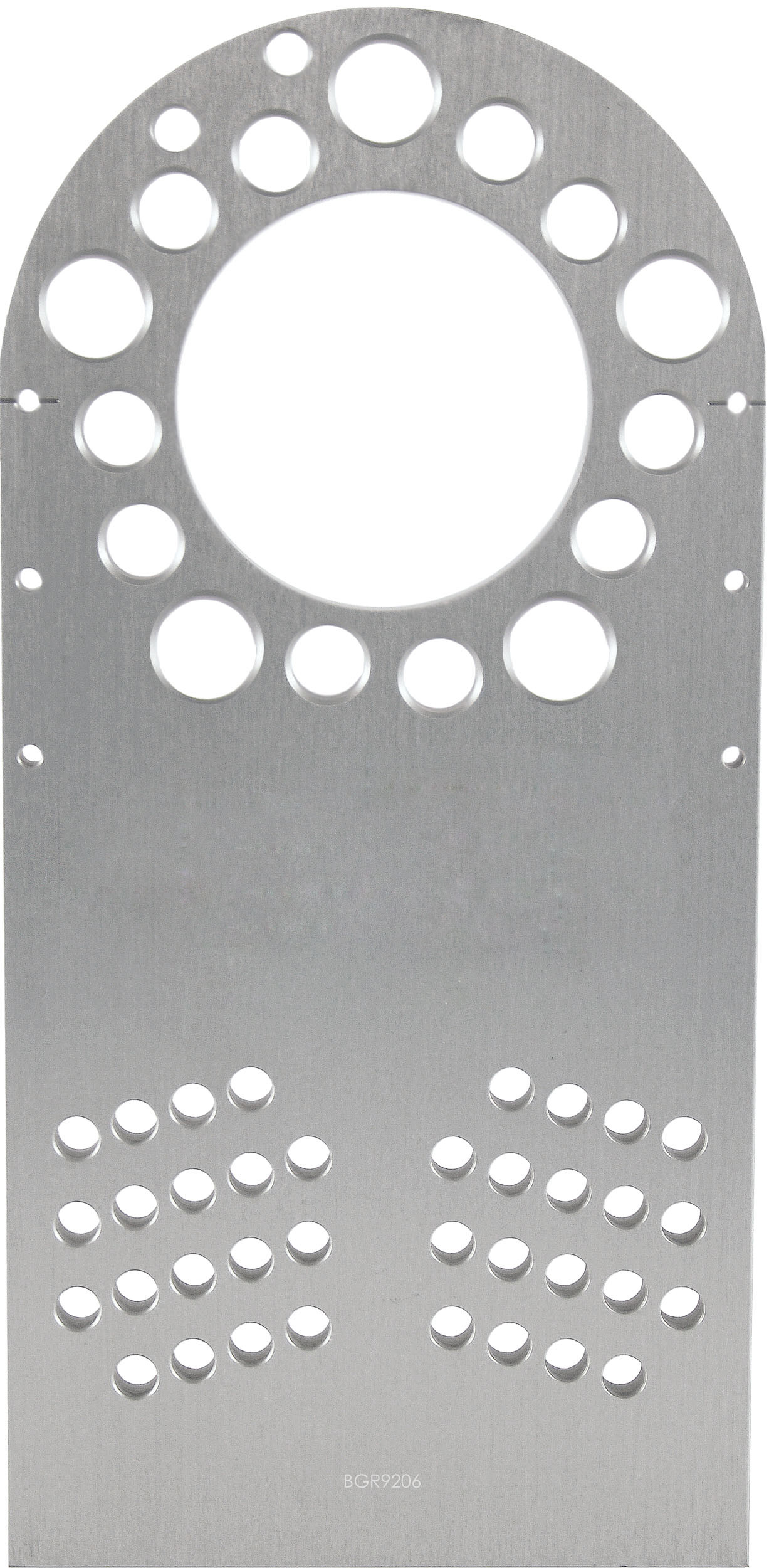 Plaque aluminium pour roue de réglages avec perçages 5x114,3 5x120 et 5x130 alésage central 88,9mm spécial PORSCHE 991 CUP x4 - BG-R9206 - BGR9206 - 5060252096720