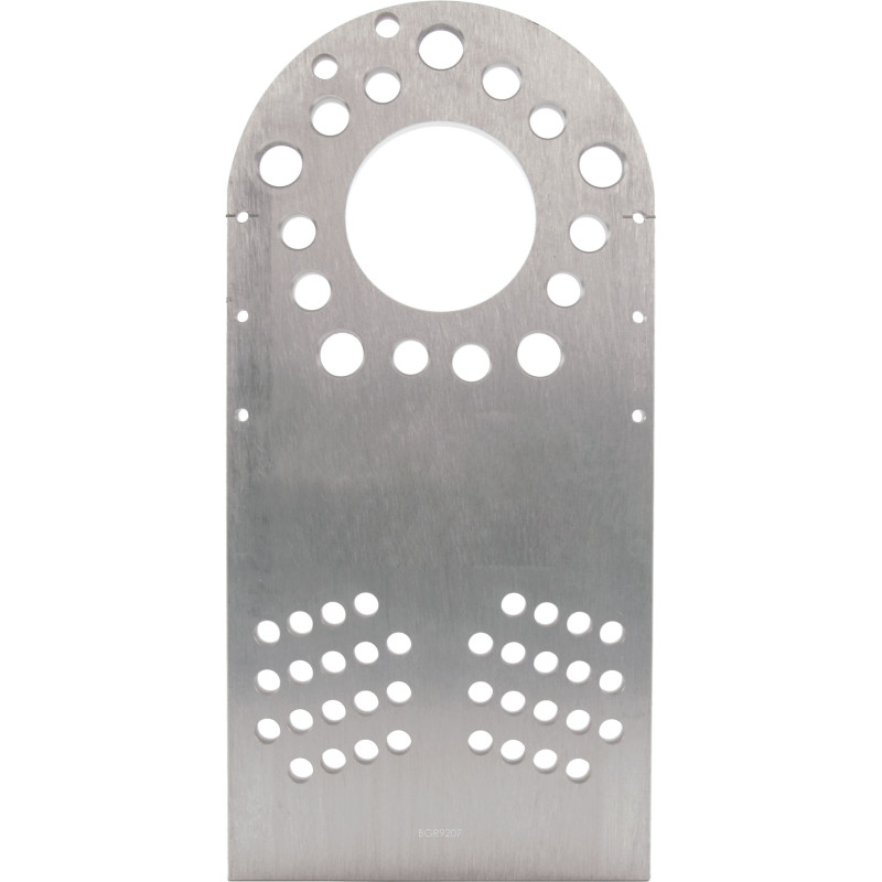 Aluminium plaat voor stelwiel met gaten 5x110 5x114,3 en 5x130 en centrale boring 72,6mm x4 - BG-R9207 - BGR9207 - 5060252096744