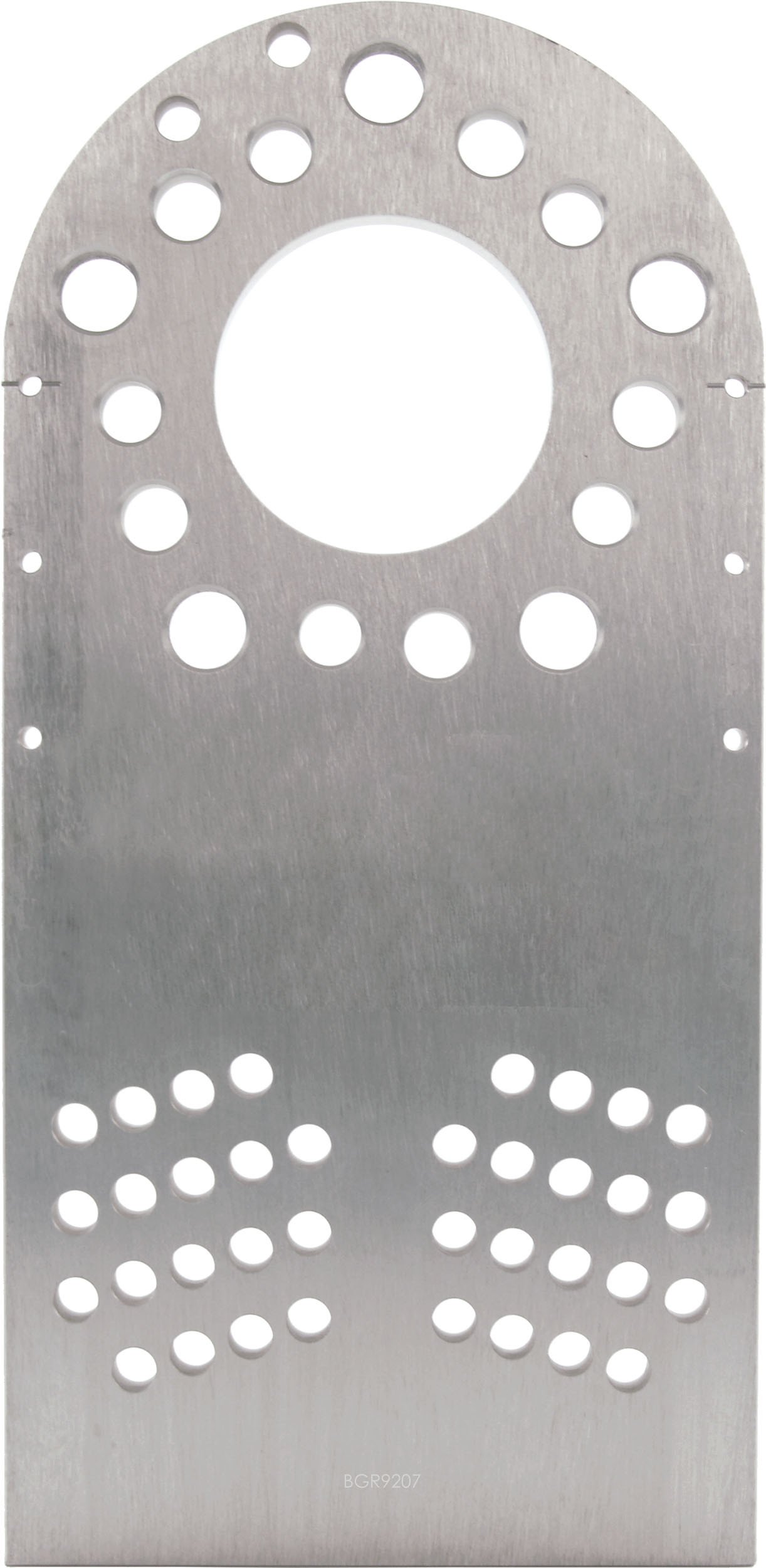Plaque aluminium pour roue de réglages avec perçages 5x110 5x114,3 et 5x130 et alésage central 72,6mm x4 - BG-R9207 - BGR9207 - 5060252096744