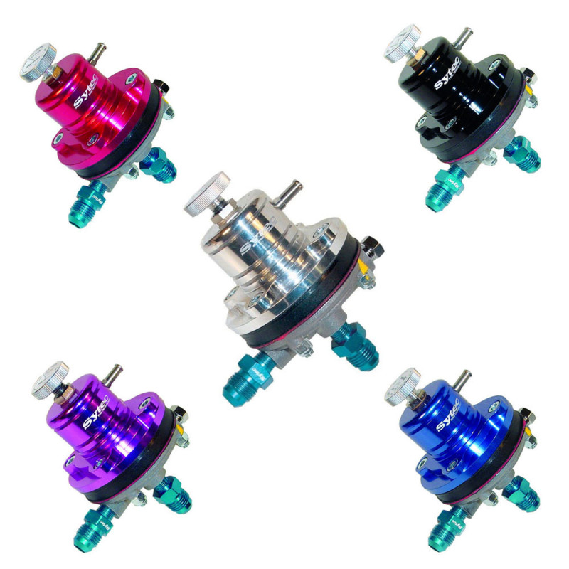 Sytec injectorregelaar 1,5-6 bar 9/16 JIC E85-compatibel - M-MSV003.SI - MSV003S