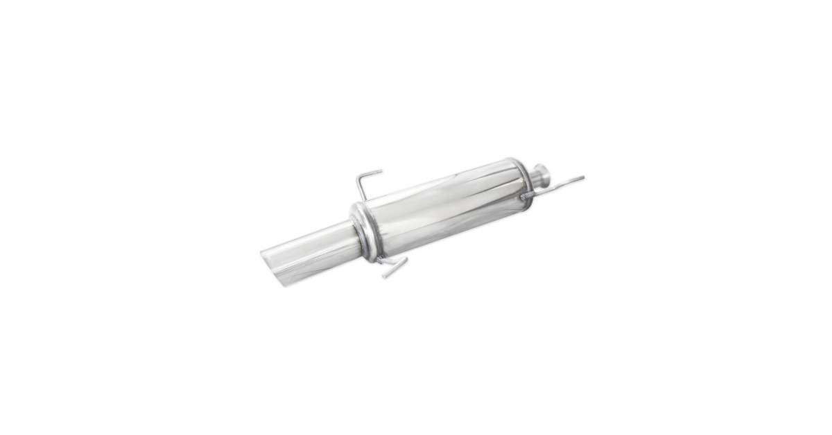 Scarico Inoxcar Silenziatore Terminale 1X90 RALLY PEUGEOT 306 2.0 XS (121CV) dopo il 1997