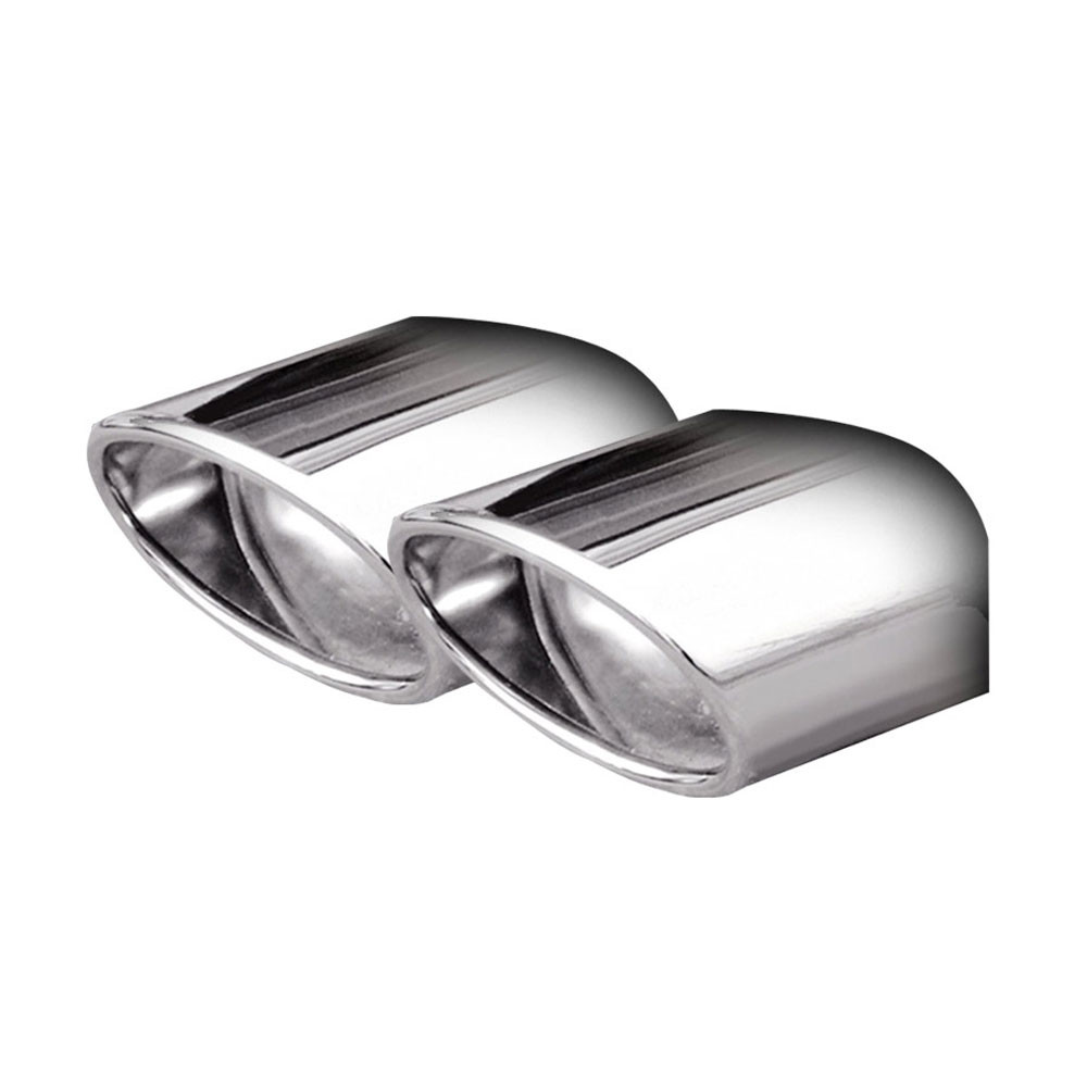 Inoxcar Exhaust Rear Silencer 2X120X80 right+left VOLKSWAGEN GOLF 7 2.0 R TSI (300HP) after 2014 - IC-WGO54120 - WGO.54.120 - 3661768368626