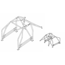 Rolbeugel SPARCO Mini R55 R56 R57 circuit 2007- weld-on FIA-J 44kg - GT2i - 00723102 - 00723102 - 8033280100537