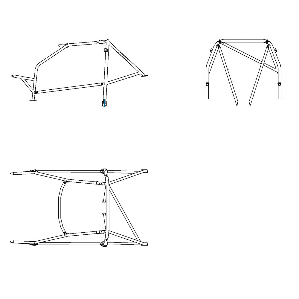 Rolbeugel SPARCO Opel Astra F GSI GTE 2.0 16V 1991-1998 - GT2i - 00753046 - 00753046 - 8033280058463