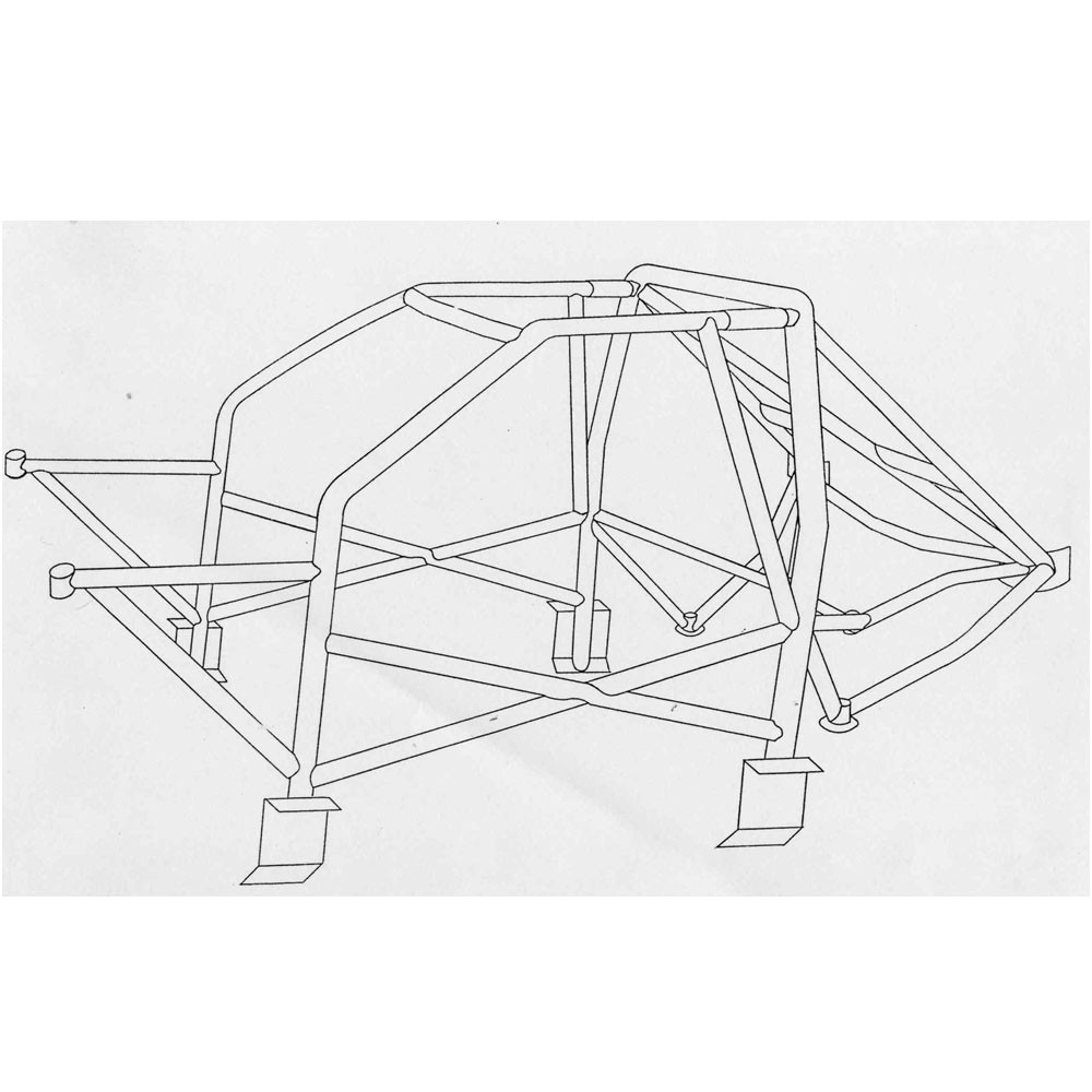 Arcadă SPARCO pentru Ford Escort Cosworth 4x4 1992-1996 - GT2i - 00753065S - 00753065S - 8033280058548