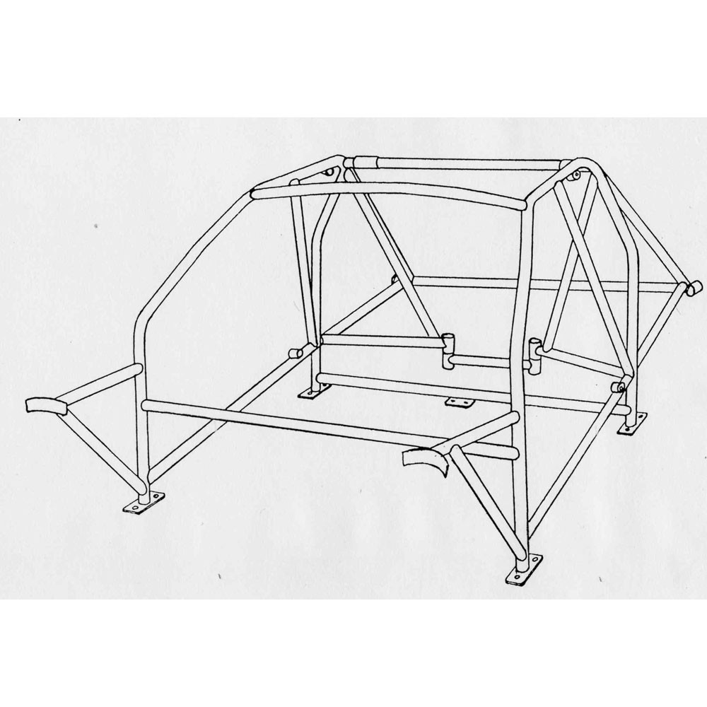 Rolbeugel SPARCO Ford Sierra Cosworth 4-deurs 1987-1993 - GT2i - 00753067 - 00753067 - 8033280058555