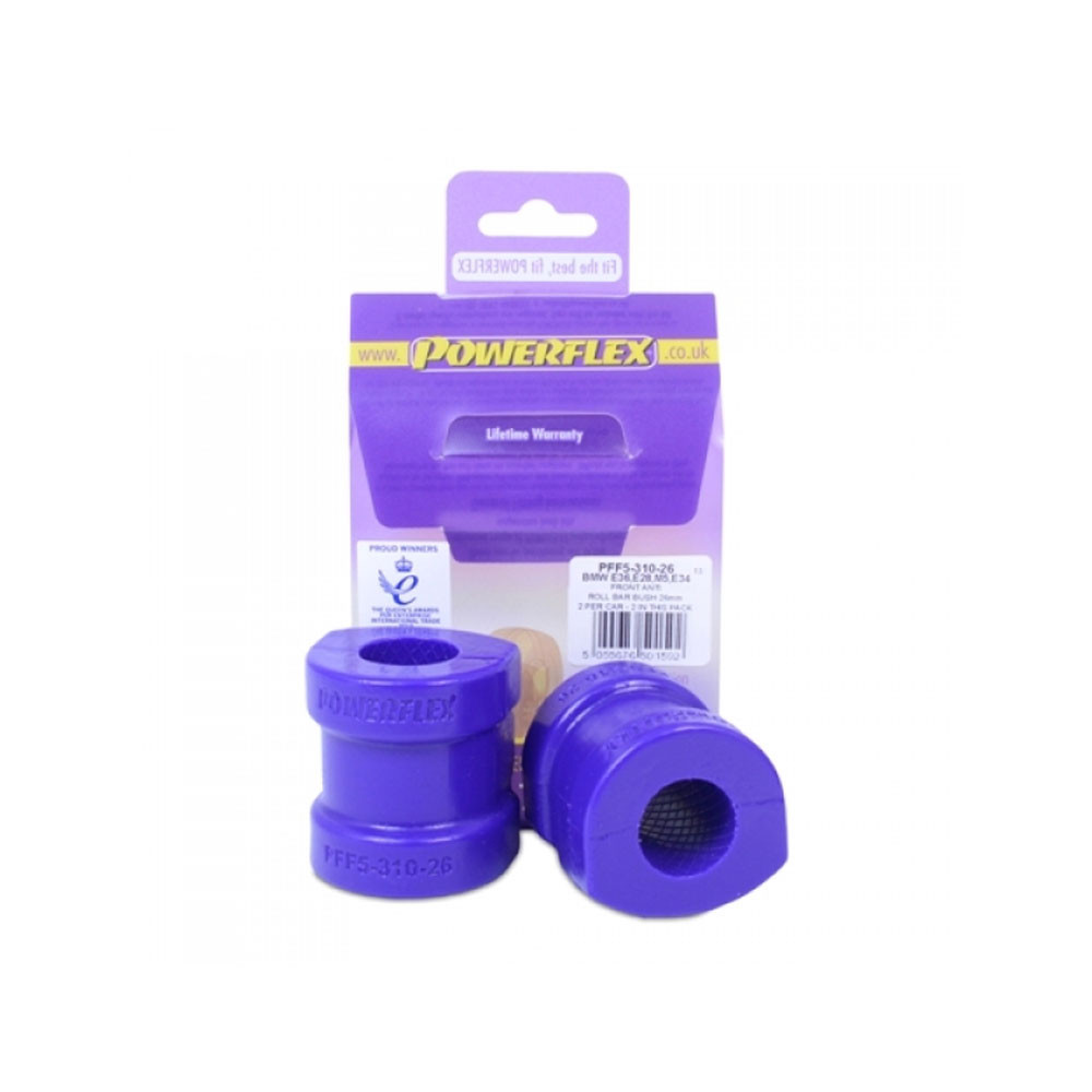 Silentbloc Powerflex pentru bară antiruliu BMW Z3, diametru 26 mm (2 bucăți) - PF-F531026-2 - PFF5-310-26 - 5055676501592