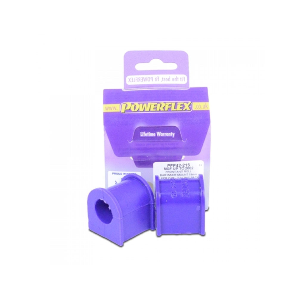 Silentbloc Powerflex pentru bară antiruliu față Rover MGF - 2002, 19 mm (2 bucăți) - PF-F42215-2 - PFF42-215 - 5055676505309