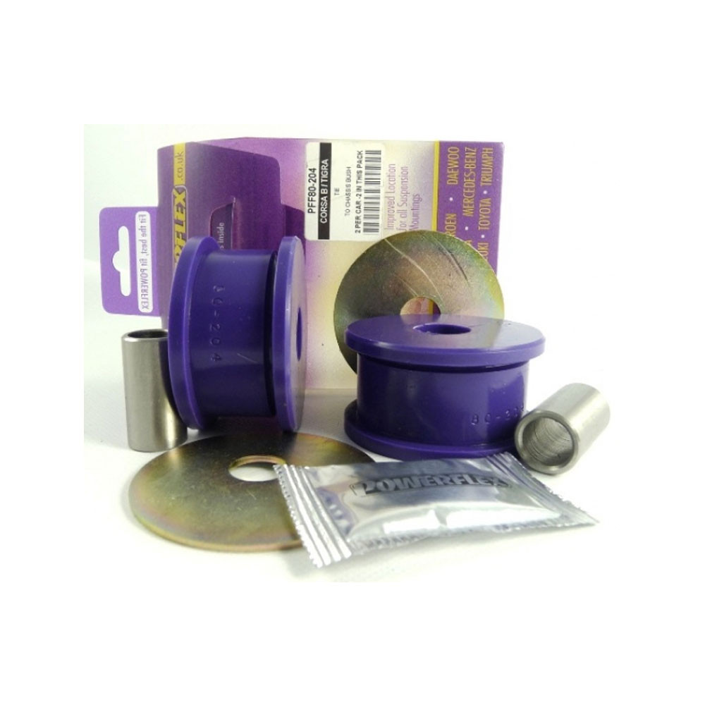 Silentblocuri Powerflex pentru bara de torsiune față Opel Corsa B / Tigra (2 bucăți) - PF-F80204-2 - PFF80-204 - 5055676509635