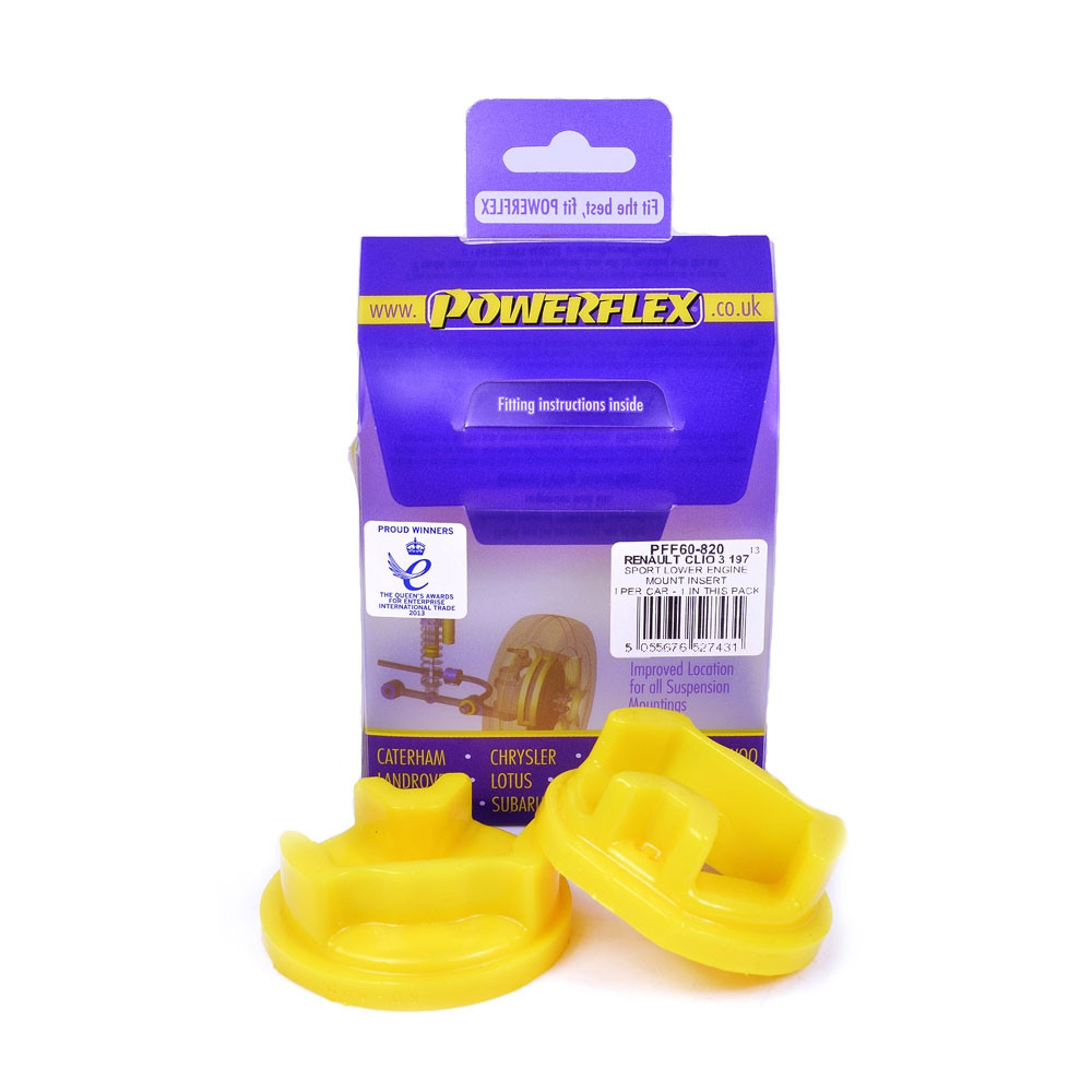 Powerflex pentru partea inferioară a motorului Clio 3 RS 2005-2012 (1 bucată) - PF-F60820 - PFF60-820 - 5055676527431