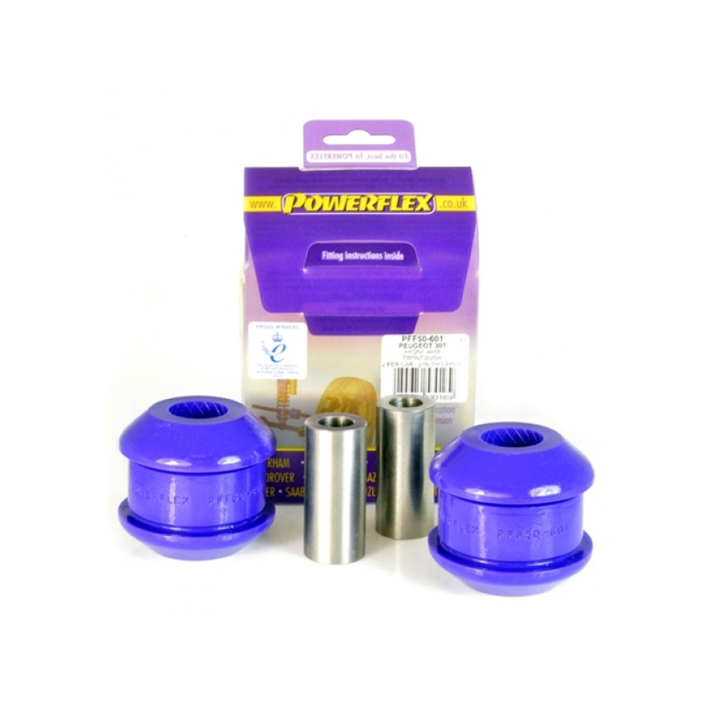 Silentblocuri POWERFLEX triunghiulare față pentru PEUGEOT 307 (2 bucăți) - PF-F50601-2 - PFF50-601 - 5055676530189