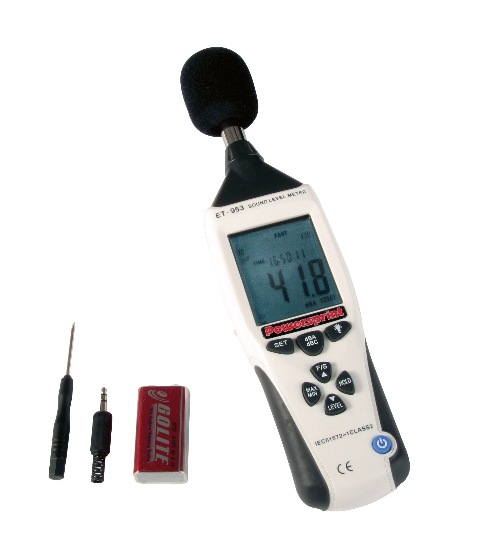 Sonometru profesional Powersprint - PS-909115 - 909115 - 3661768619728