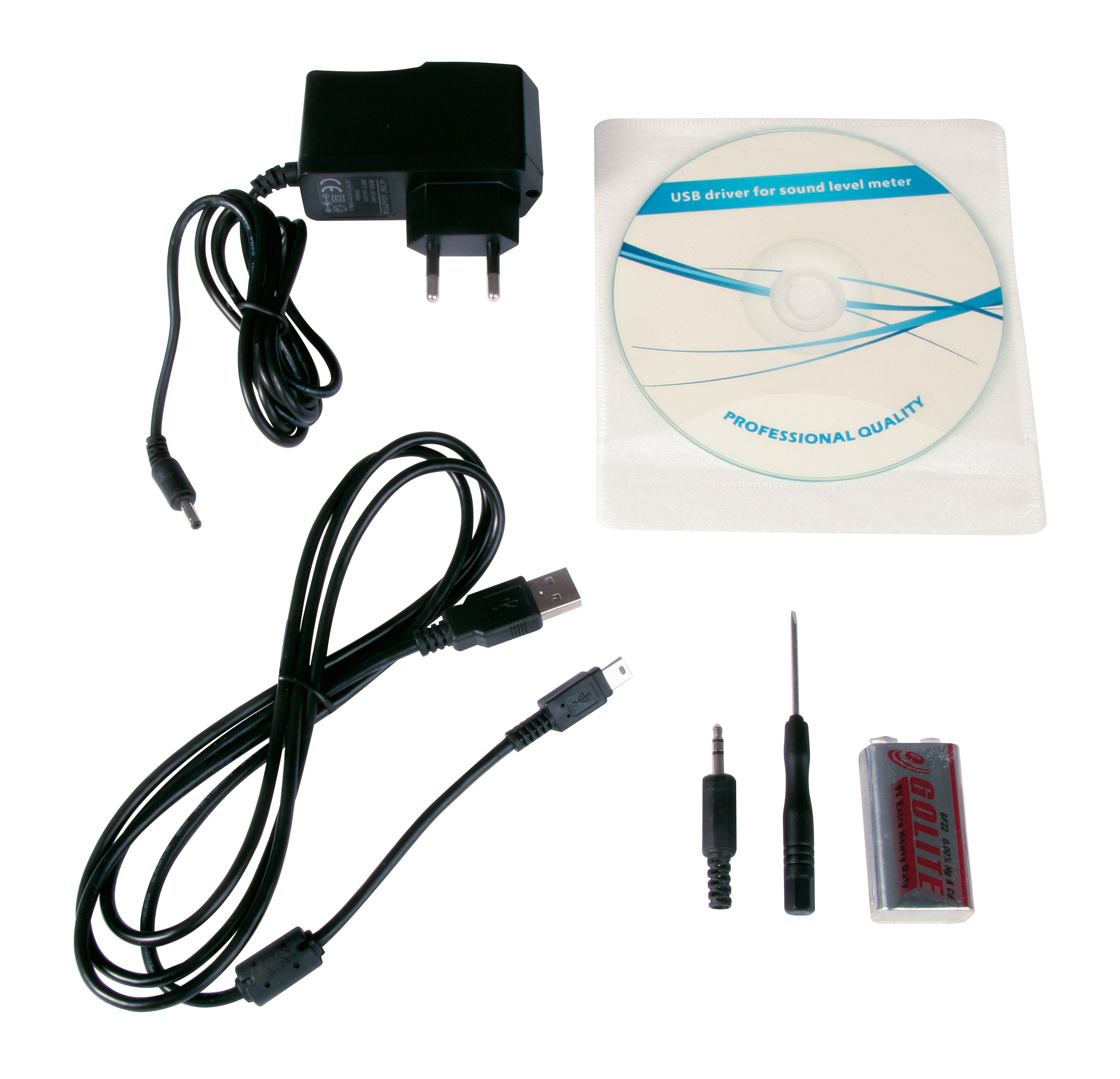 Set complet de sonometru Powersprint - PS-909116 - 909116 - 3661768619735