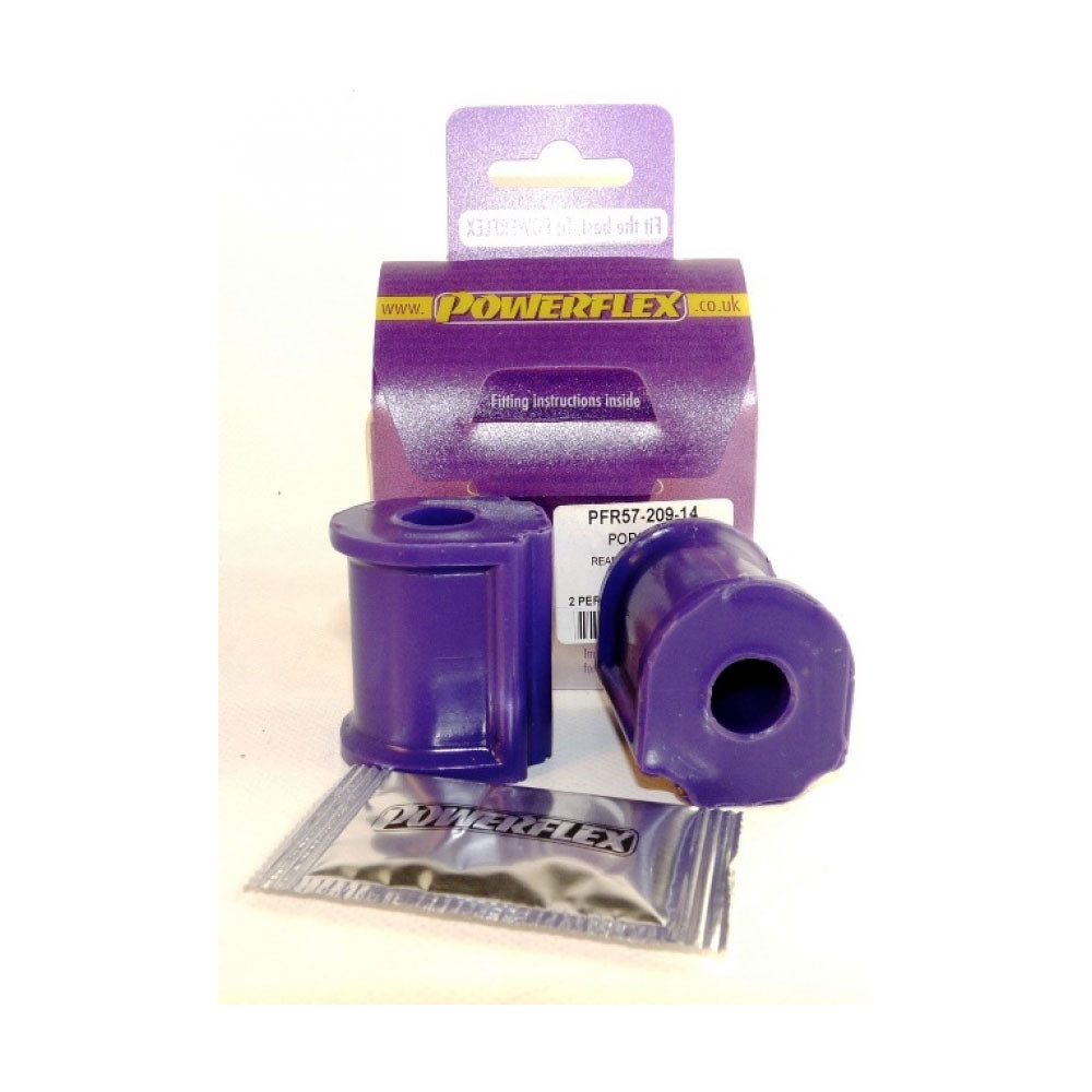 Silentbloc Powerflex pentru bară antiruliu de 14 mm spate, Porsche 944 (2 bucăți) - PF-F57209-14-2 - PFF57-209-14 - 5055676506412