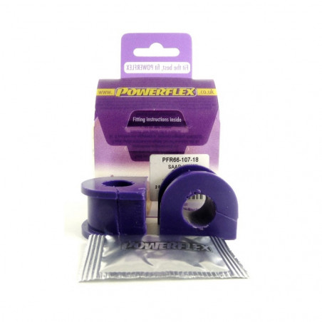 Silent-Bloc Powerflex Barre Anti-Roulis Arrière 18mm Saab 9000 (2 Pièces)