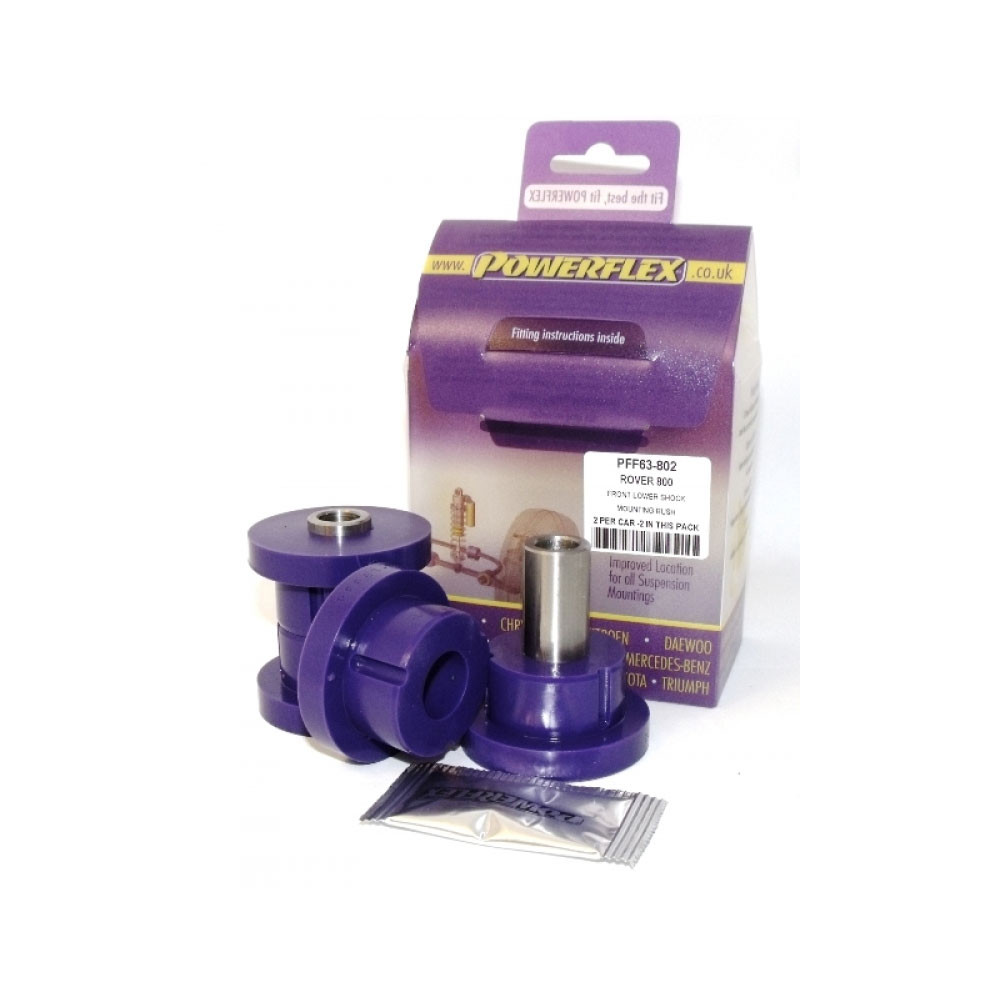 Silentbloc Powerflex inferior pentru amortizorul față Rover 800 (2 bucăți) - PF-F63802-2 - PFF63-802 - 5055676507501