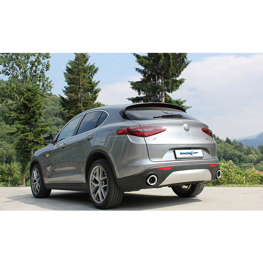 Inoxcar Alfa Romeo Stelvio Tussenbuis met demper 2.0turbo Q4 na 2017 - IC-TCSSTELVIO - TCSSTELVIO - 3661768725689