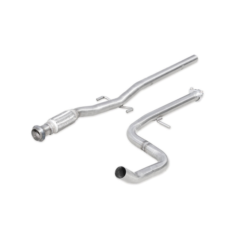 Inoxcar Flame-guard Center Pipe with flexible Peugeot 208 GTI 208CV After 2015 - IC-TC20801 - TC208.01 - 3661768613726