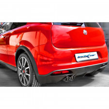 Inoxcar Exhaust Tube before (with flexible) ABARTH GRANDE PUNTO 1.4 T-JET (155HP) after 2007 diam 55