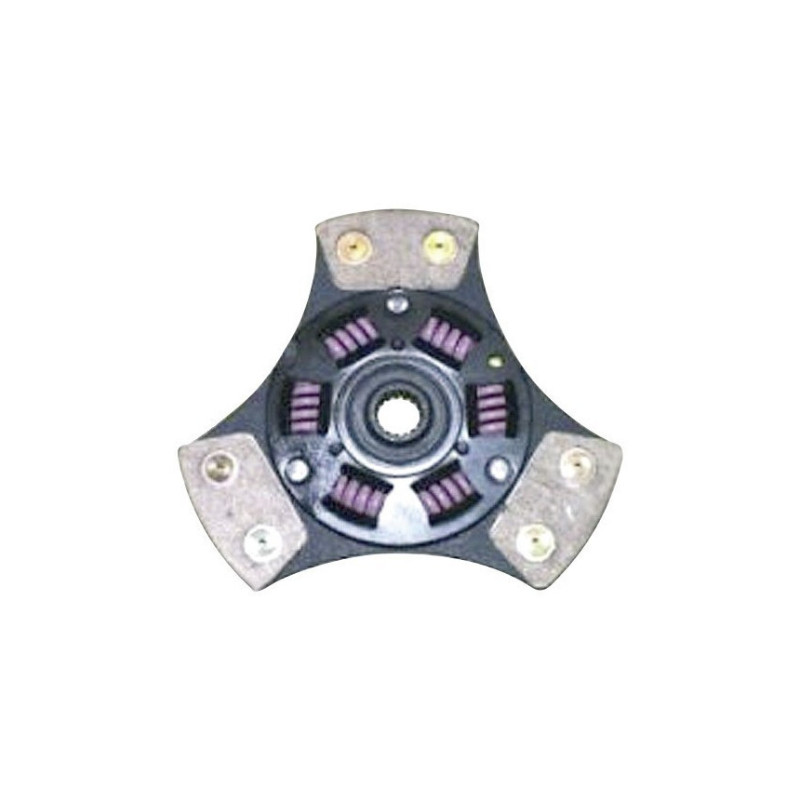 Koppelingsplaat BRATEX 3 gesinterde metalen remblokken 6 verenFiat Uno Turbo 1.3 - EMB-2503 - 2503CX - 3661768286470
