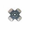 Disque d'embrayage Bratex 4 patins métal fritté rigide Citroën Saxo / Peugeot 106 16s / 205 Ø200mm 21x18C