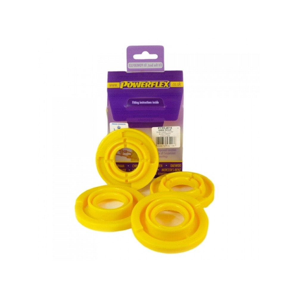 Silent Bloc Powerflex inserto Supporto Ponte Posteriore BMW E46 (2 Pezzi) - PF-R54614-2 - PFR5-4614 - 5055676532138