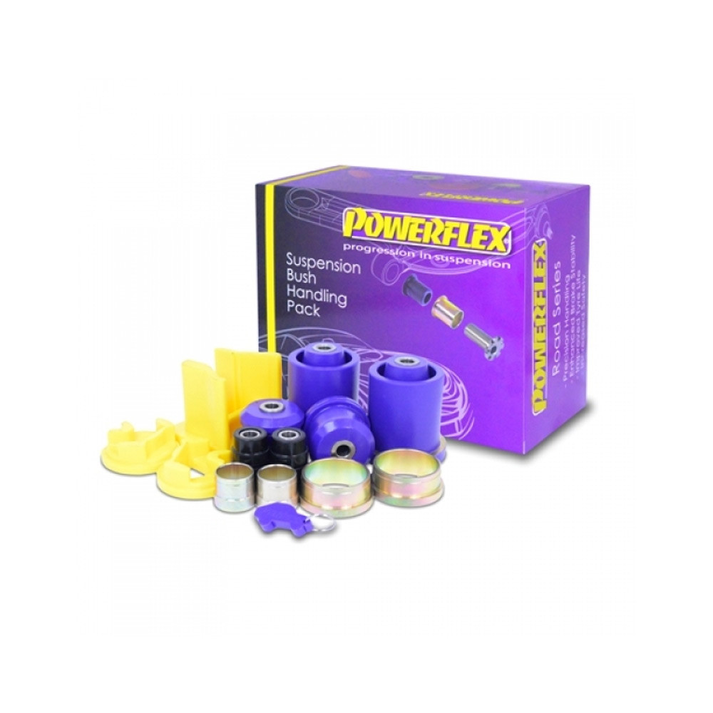 Set de silentblocuri Powerflex pentru triunghiurile de suspensie față/spate Renault Megane 2 RS225 - PF-60K-1003 - PF60K-1003 - 5055676533586