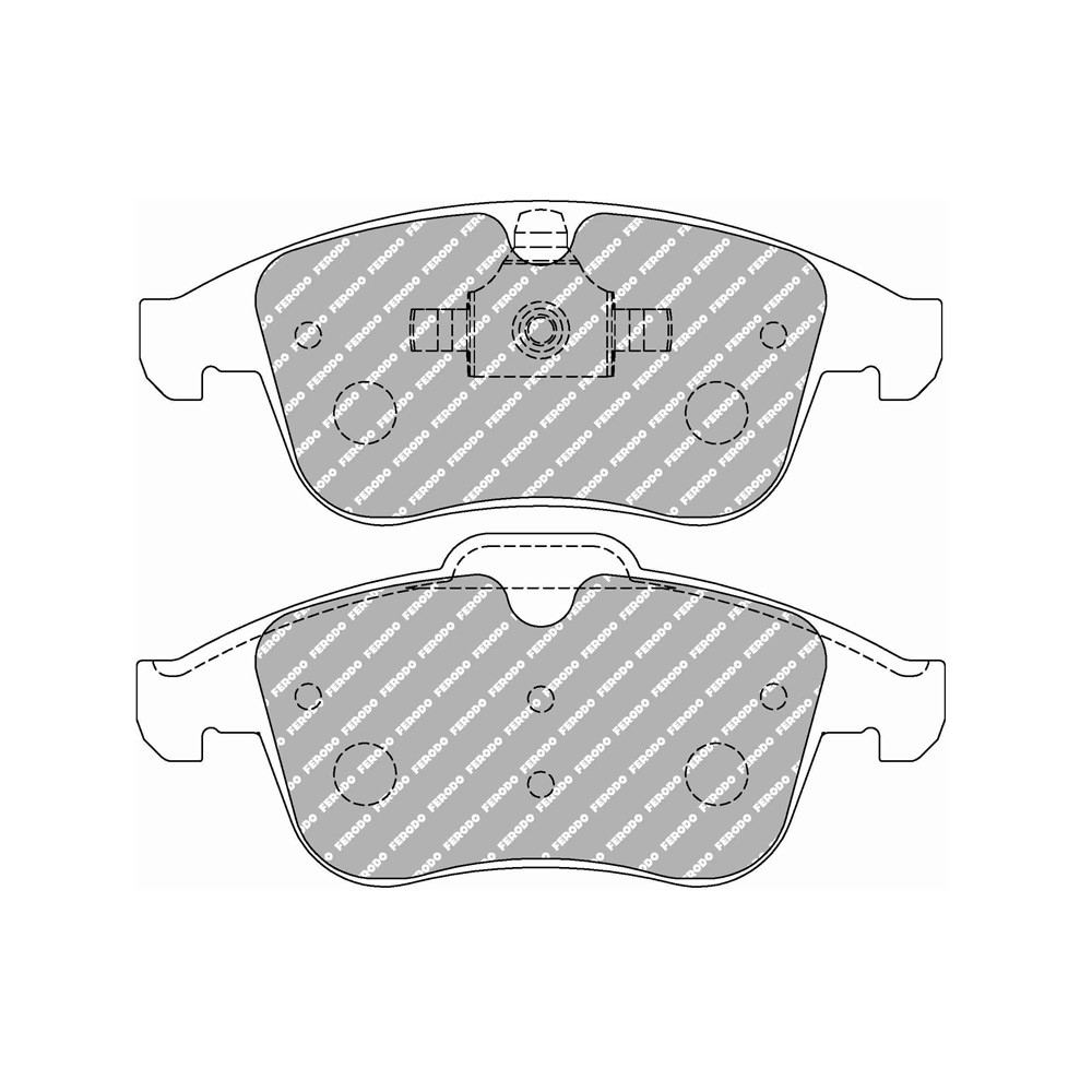 Plăcuțe de frână Ferodo față DSUNO pentru Renault Clio 4 RS - F-CP4249Z - FCP4249Z - 3661768545270