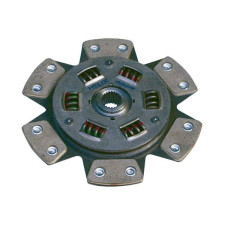 Mitsubishi Evo 10 Helix gedempte gesinterde metalen koppelingsplaat 240/25.4x23 6-pins diameter - HE-77-4478 - 77-4478 - 3661768341827