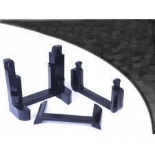 Silent bloc Powerflex Zwart Inlegsteun Transmissie Volkswagen Golf 5 (2003-2009) - PF-F85530N - PFF85-530BLK - 5055676510952