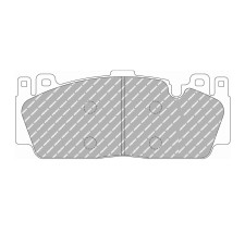 Ferodo DS Performance remblokken voor BMW M5 M5 06.11 - Brembo remklauw - F-DS4712P - FDS4712 DS PERF - 3661768790403