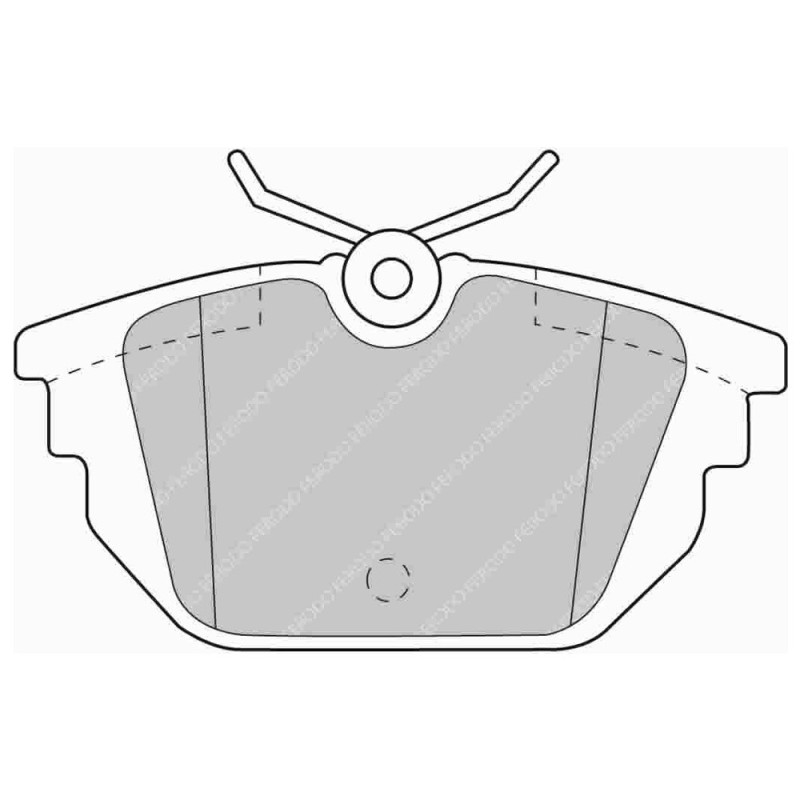 Ferodo DS Performance achterremblokken voor ALFA ROMEO 145 1.4 i.e. 07.94 - 12.96 LUCAS/TRW remklauw - F-DS1113P - FDS1113 - 3661768789407