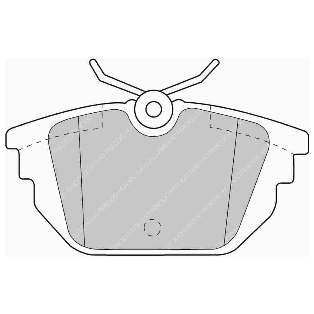 Ferodo DS Performance achterremblokken voor ALFA ROMEO 145 1.4 i.e. 07.94 - 12.96 LUCAS/TRW remklauw - F-DS1113P - FDS1113 - 3661768789407