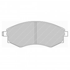 Plaquettes de frein Ferodo DS Performance avant pour HYUNDAI Coupe 1.6 16V 03.98 - 04.02 étrier AKEBONO