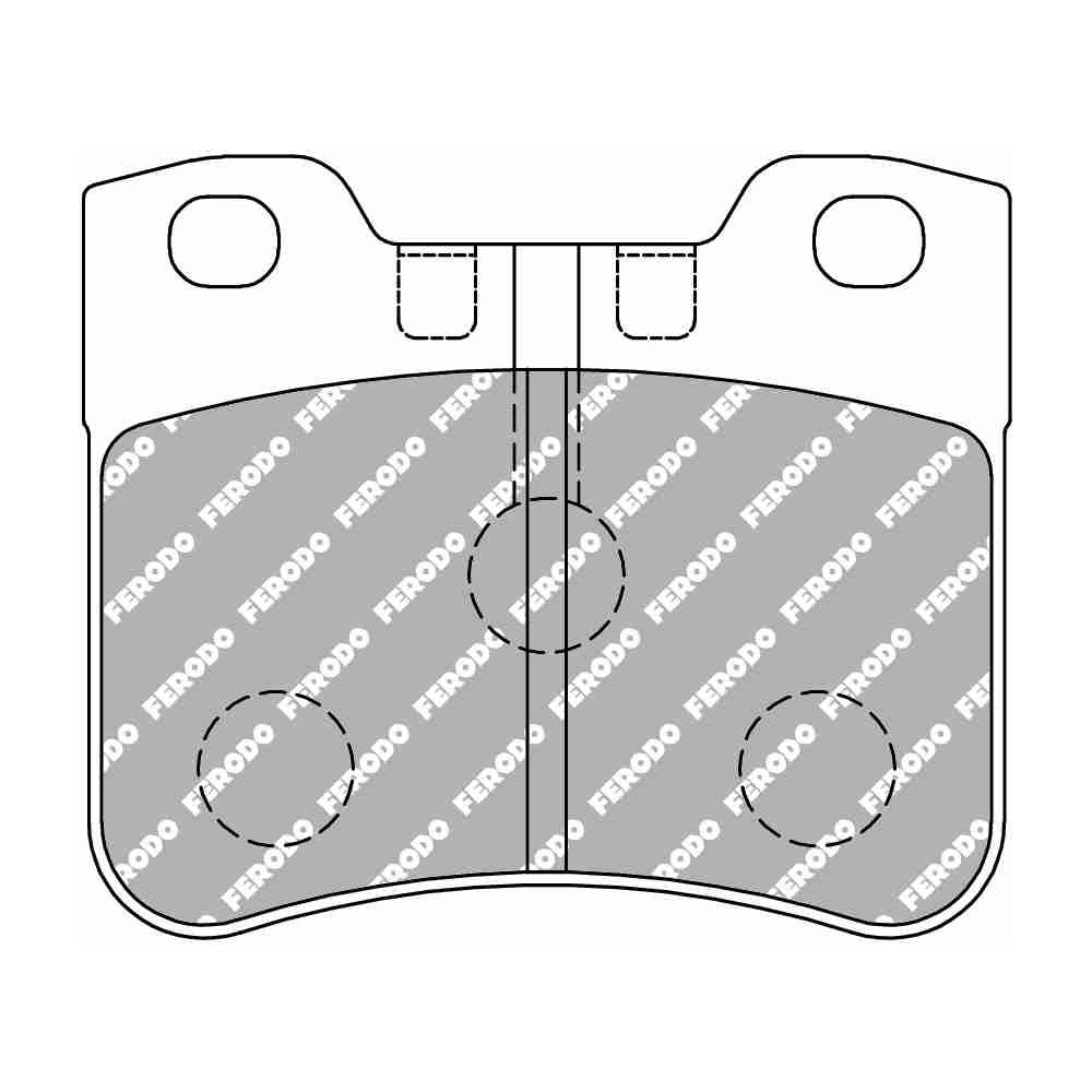 Pastiglie freno anteriori Ferodo DS Performance per CITROEN Saxo 1.0 X 05.96 - 11.98 pinza ATE - F-DS1109P - FDS1109 DS PERF - 3661768789384