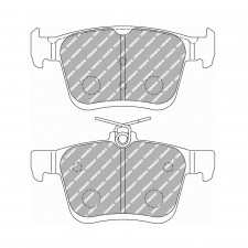 Pastiglie freno posteriore Ferodo DS Performance per AUDI A3 1.0 TFSI 07.16 - pinza ATE