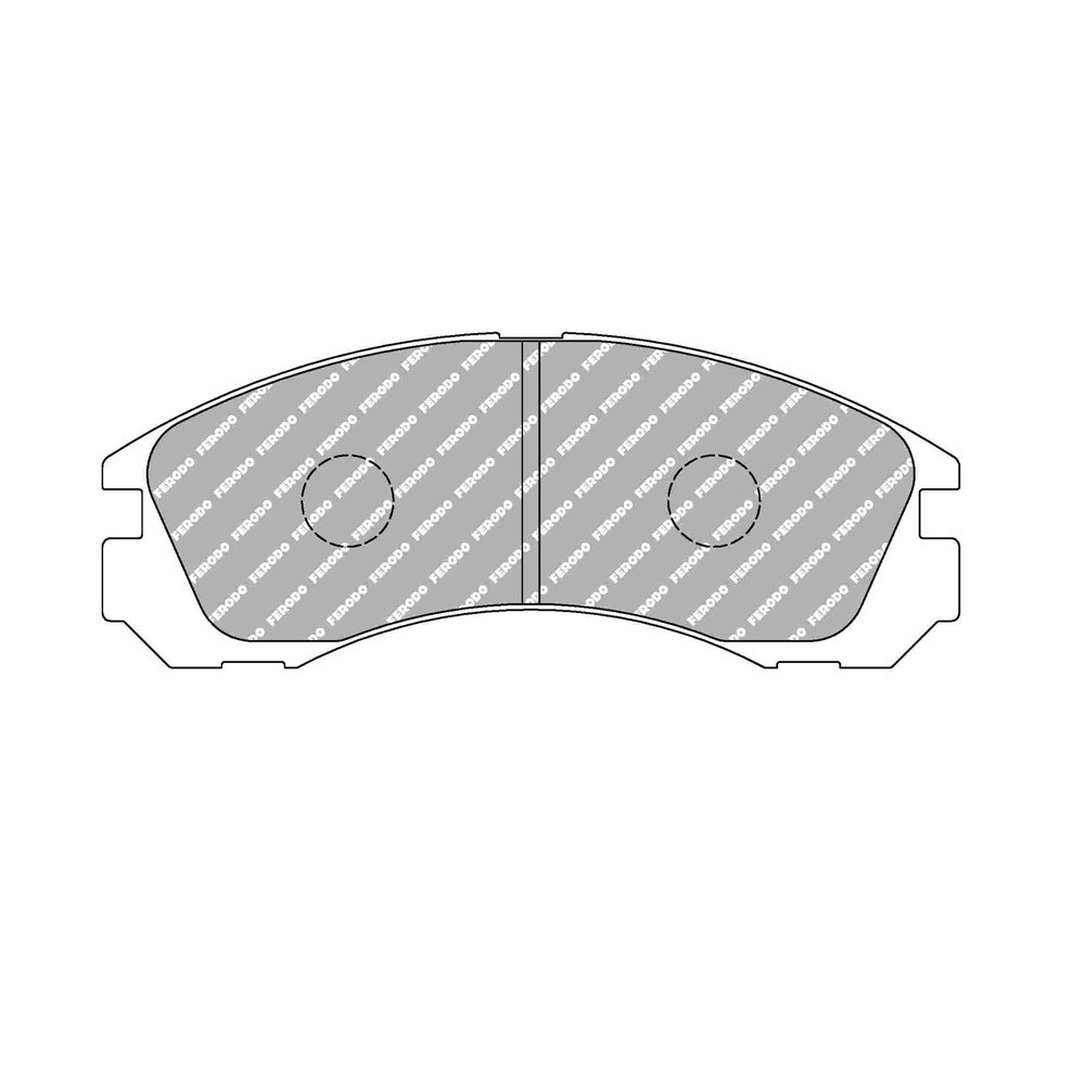 Pastiglie freno anteriori Ferodo DS Performance per MITSUBISHI Galant 2.5 V6-24 4x4 11.92 - 08.96 pinza AKEBONO - F-DS765P - FDS765 DS PERF - 3661768790656