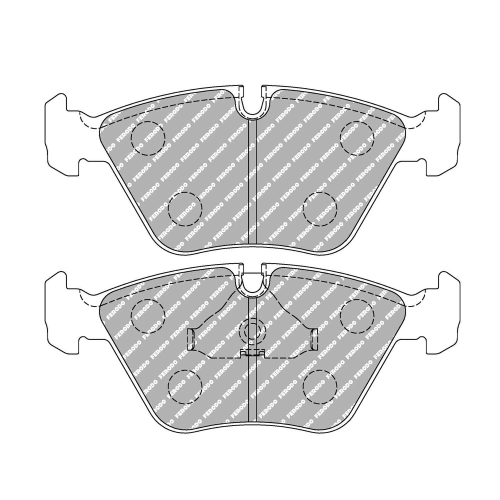Ferodo DS Performance brake pads front for BMW M3 M3 3.0 08.94 - 09.95 caliper ATE - F-DS779P - FDS779 DS PERF - 3661768790724