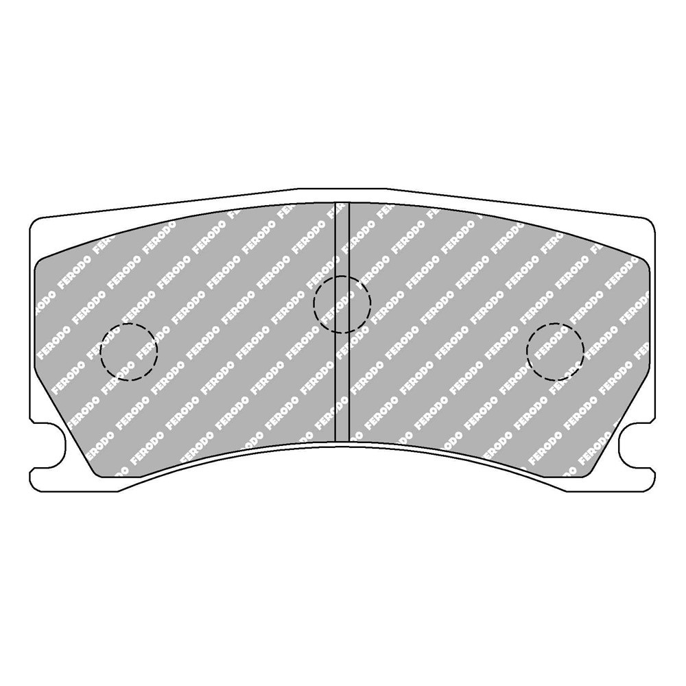 Ferodo DS Performance brake pads rear for JAGUAR XK Convertible 03. Jun 10.07 - 07.14 caliper ALCON - F-DSR3135P - FDSR3135 DS PERF - 3661768791226