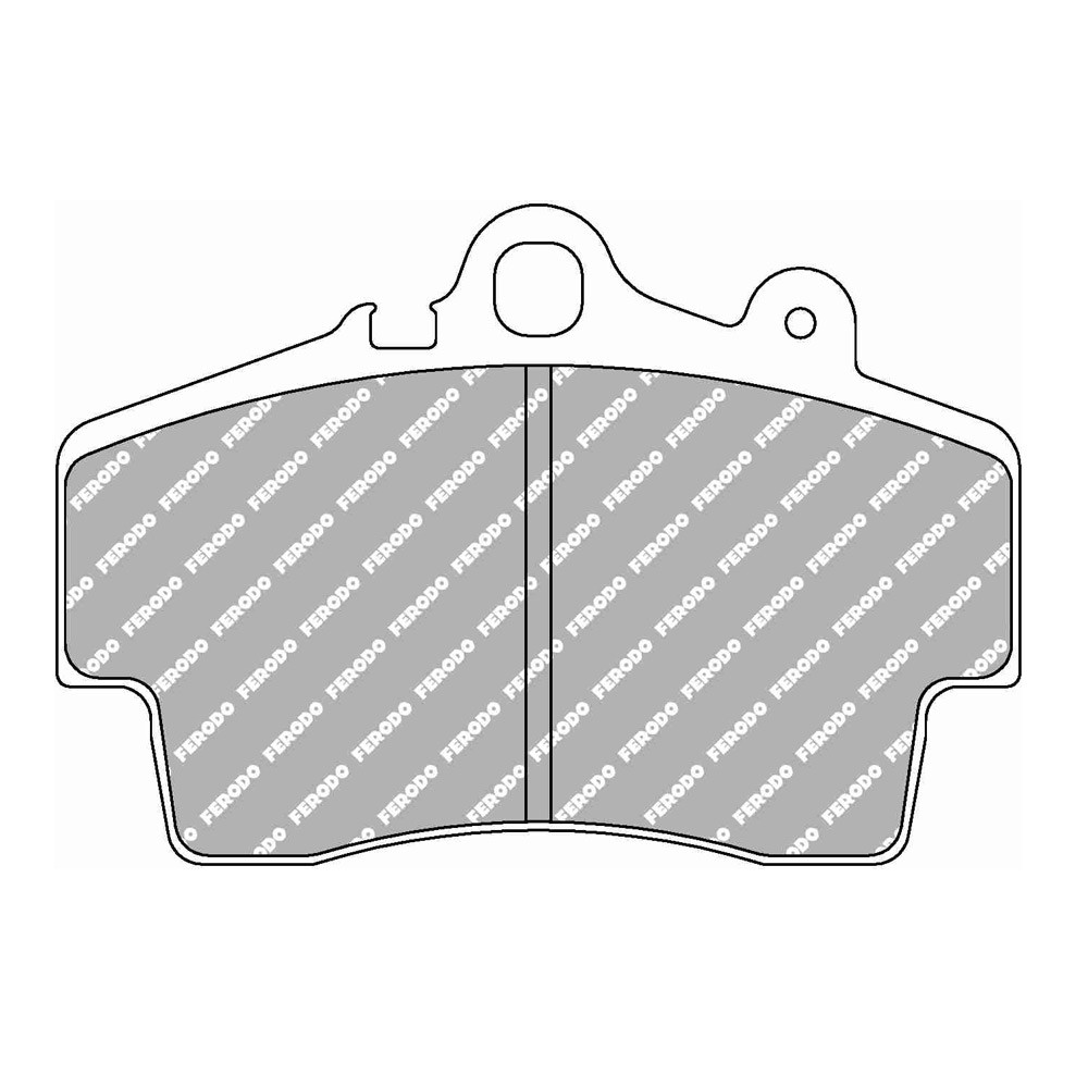 Ferodo DS Performance brake pads front for PORSCHE Boxster 02. Mai 09.96 - 08.99 caliper BREMBO - F-DS1307P - FDS1307 DS PERF - 3661768789520