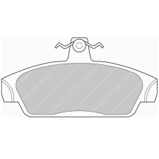 Ferodo DS Performance remblokken voor MG MG TF 115 03.02 - LUCAS/TRW remklauw - F-DS603P - FDS603 DS PERF - 3661768790533
