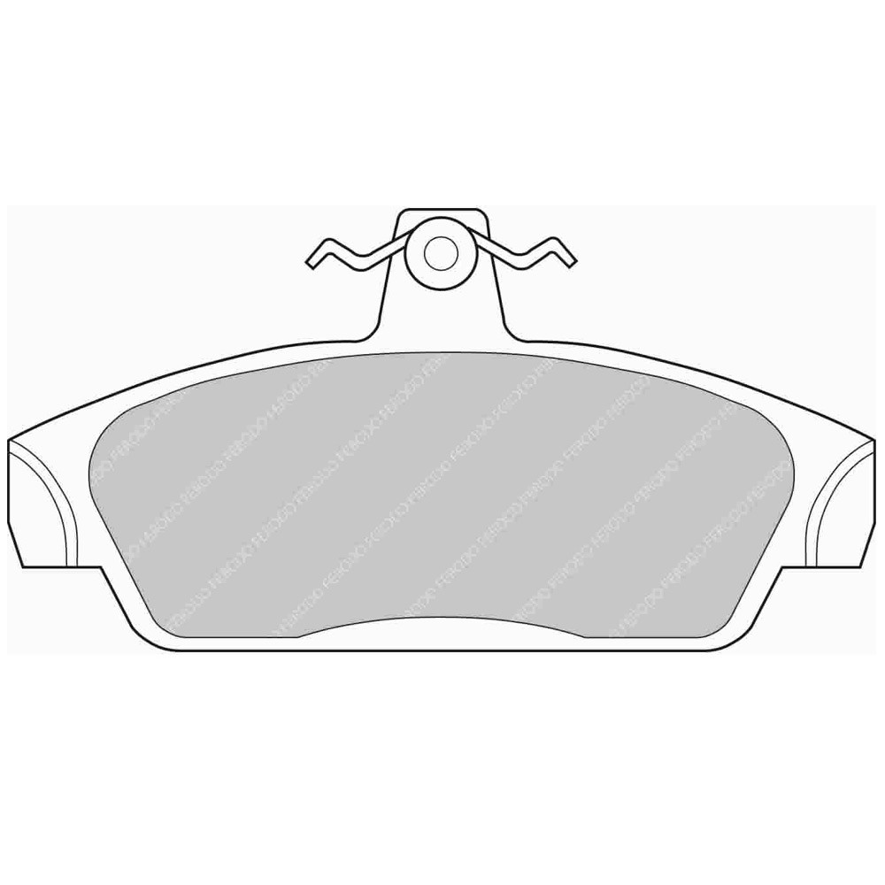 Ferodo DS Performance brake pads front for MG MG TF 115 03.02 -  caliper LUCAS/TRW - F-DS603P - FDS603 DS PERF - 3661768790533
