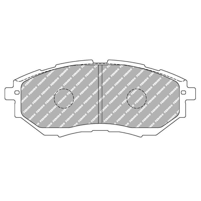 Ferodo DS Performance remblokken voor SUBARU Forester 2.0 XT 03.13 - AKEBONO remklauw - F-DSE1984P - FDSE1984 DS PERF - 3661768790946