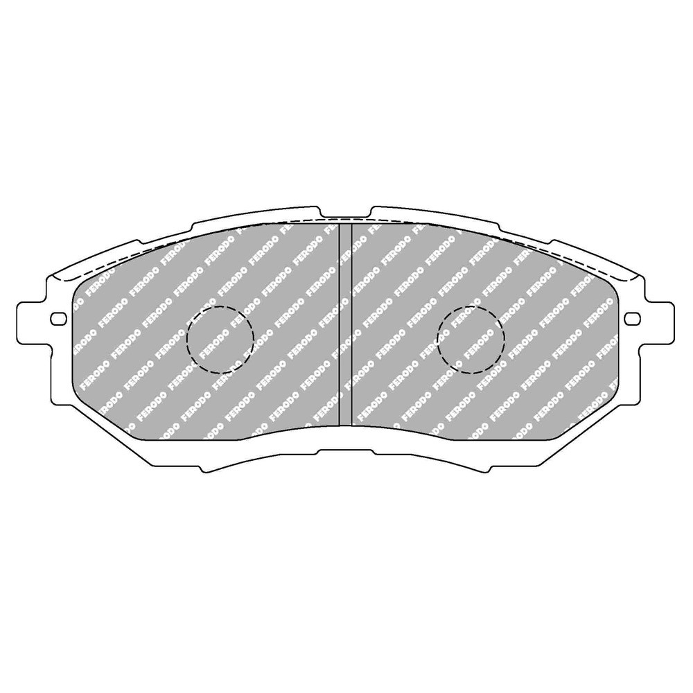 Ferodo DS Performance brake pads front for SUBARU Forester 2.0 XT 03.13 -  caliper AKEBONO - F-DSE1984P - FDSE1984 DS PERF - 3661768790946