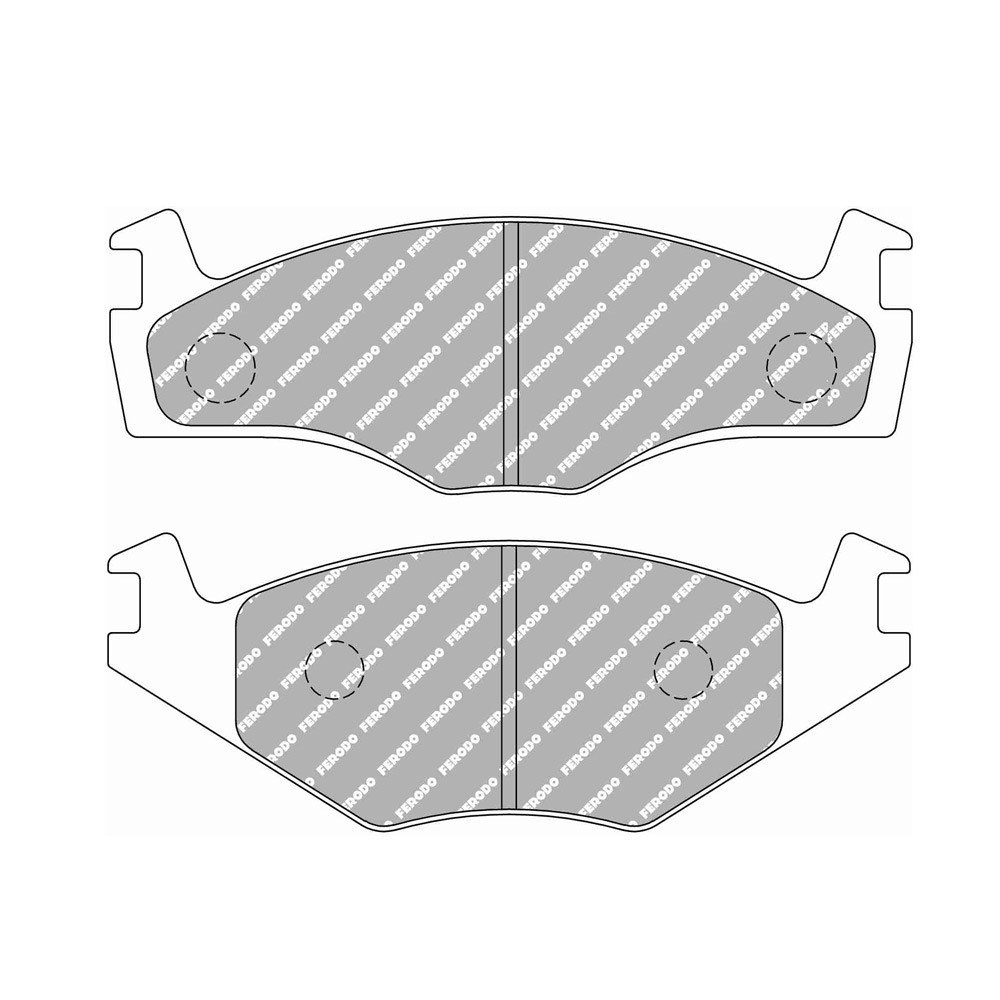 Plaquettes de frein Ferodo DS Performance avant pour ROVER 100 114 D 10.92 - 12.94 étrier KELGATE - F-DS392P - FDS392 DS PERF - 3661768790144