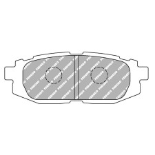 Ferodo DS Performance achterremblokken voor SCION FR-S Coupe 2.0 03.12 - NBK remklauw - F-DS4187P - FDS4187 DS PERF - 3661768790212