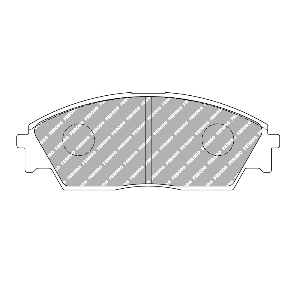 Pastiglie freno anteriori Ferodo DS Performance per HONDA Accord 2.2 i 16V, 2.2 i 16V Automatik 01.90 - 03.93 pinza AKEBONO - F-DS598P - FDS598 DS PERF - 3661768790519