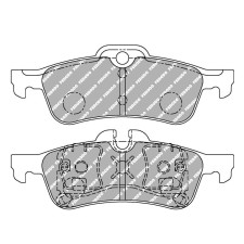 Ferodo DS Performance-remblokken achter voor MINI MINI (R50) 1.4 One D - TRW remklauw voor 06.03 - 09.06 ATE - F-DS1676P - FDS1676 DS PERF - 3661768789933