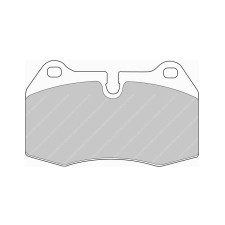 Pastiglie freno anteriori Ferodo DS Performance per BMW Serie 725 tds 04.96 - 11.01 pinza BREMBO - F-DS998P - FDS998 DS PERF - 3661768790915